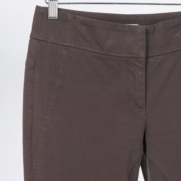 Brunello Cucinelli Brown Cotton-Twill Equestrian Trousers - Picture 4 of 11